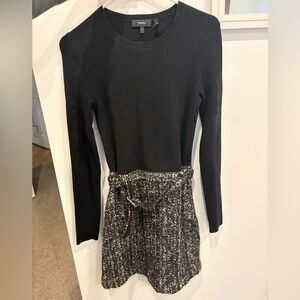 Theory Black and Gray Women's Dress